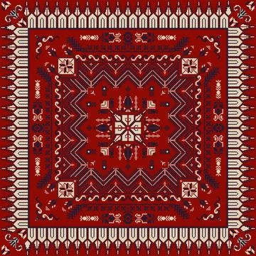 Tatreez pattern  Stock Illustration