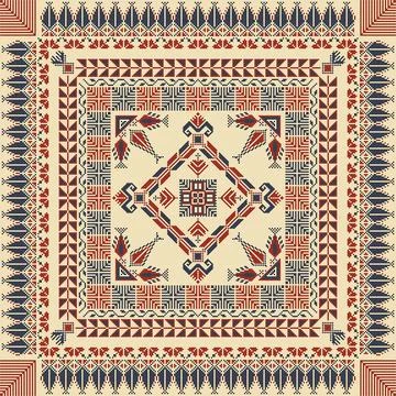 Tatreez pattern Stock Illustration