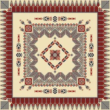 Tatreez pattern Stock Illustration