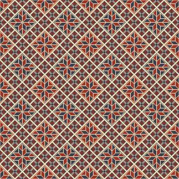 Tatreez pattern Stock Illustration