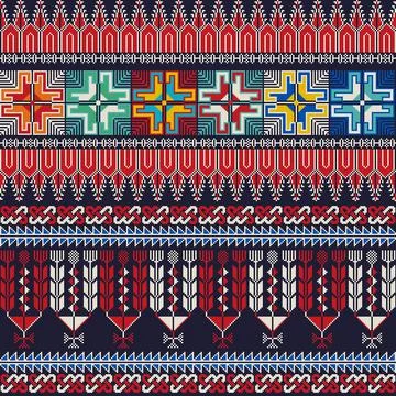 Tatrrez pattern 1 Stock Illustration