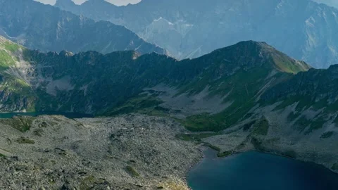 Tatry Range and Lakeside Panorama Timelapse - Poland/Slovakia Video stock 306401948