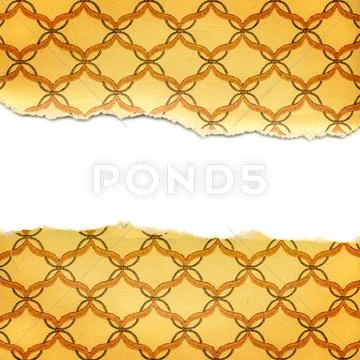 Tattered vintage wallpaper Stock Photos