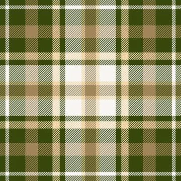 Tattersall pattern seamless texture, ornamental check vector fabric. Custom.. Illustrazione stock