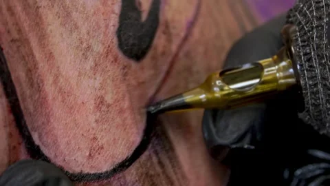 Tattoo Art: A Close-Up Perspective Video stock 288689412