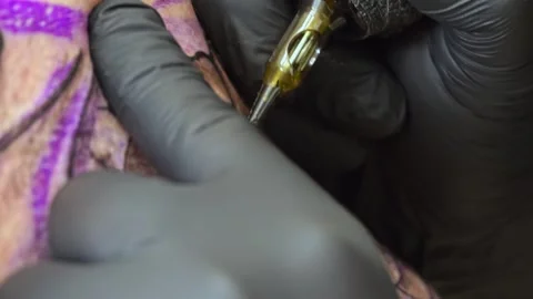 Tattoo Art: A Close-Up Perspective Video stock 288689503