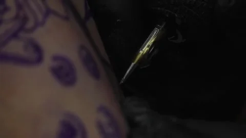 Tattoo Art: A Close-Up Perspective Stock Footage 288690352