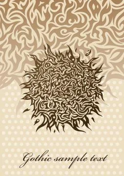 Tattoo background decoration Stock Illustration