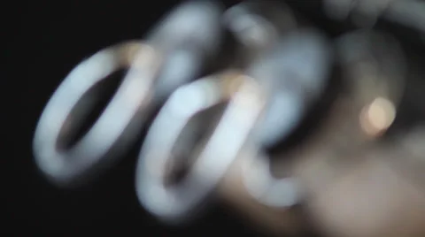 Tattoo Cups come into focus Stock Footage 28294597