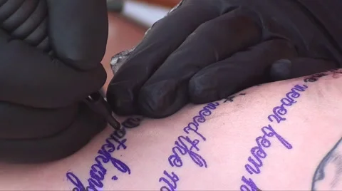 Tattoo Stock Footage 909431