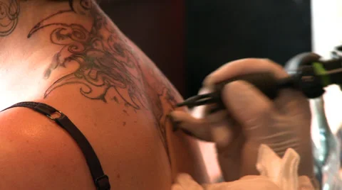 Tattoo Stock Footage 29654799