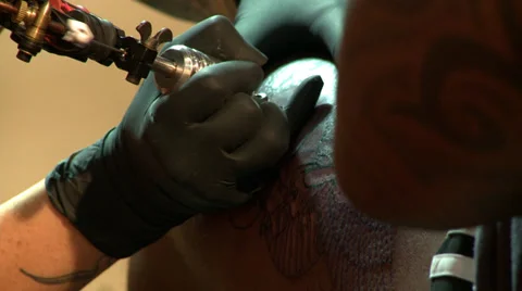 Tattoo Stock Footage 29655512