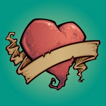 Tattoo Heart Stock Illustration