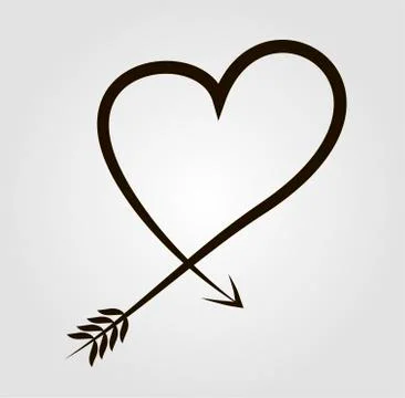 Tattoo hearts Stock Illustration