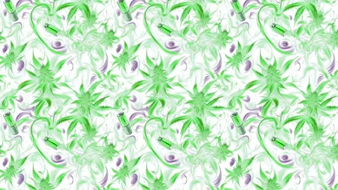 Tattoo Hemp Ascent – Vertical Motion Stock Footage 306473468