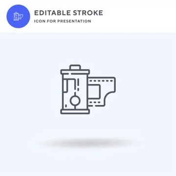 Tattoo icon vector, filled flat sign, solid pictogram isolated on white, logo Illustrazione stock