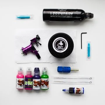 Tattoo kit Stock Photos