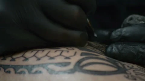 Tattoo machine close up Stock-Footage 47469828