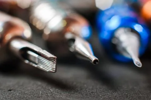 Tattoo machine gun Stock Photos