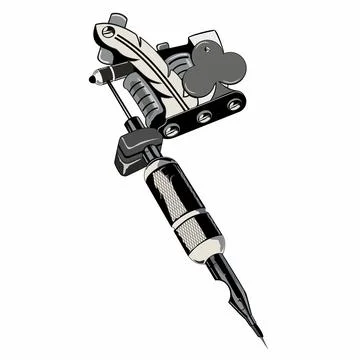 Tattoo machine Stock Illustration