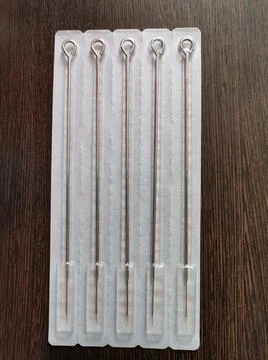 Tattoo needles Stock Photos