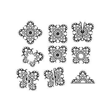 Tattoo pattern 33 Stock Illustration