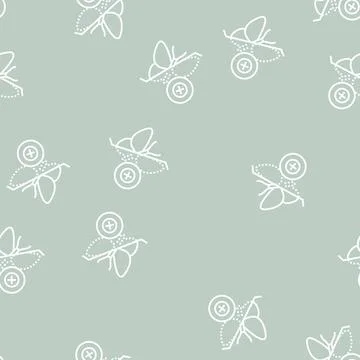 Tattoo removal line seamless pattern Stock Illustration