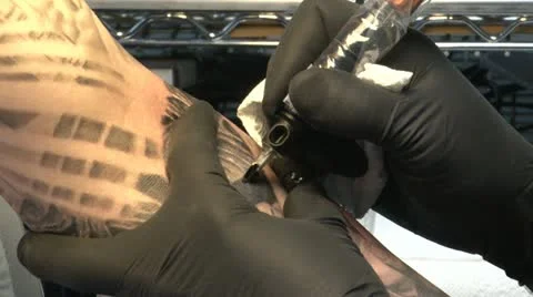 Tattoo Salon 動画素材 12061384