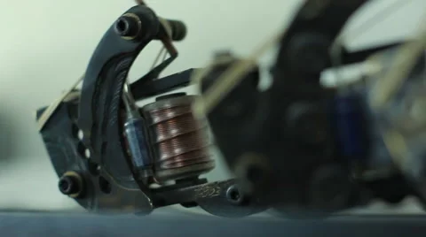 Tattoo shop tools Stock Footage 49289912