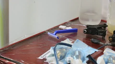 Tattoo Station Stock Footage 12316232