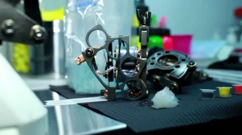 Tattoo Studio Stock Footage 20616893