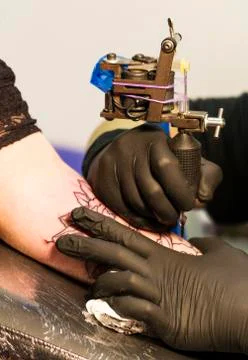 Tattoo time Stock Photos
