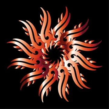 Tattoo tribal ethnic pattern vector art Stock Illustration