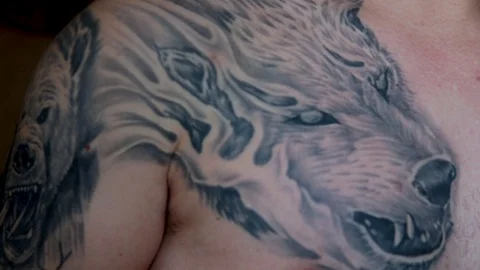 Wolf Tattoo at Aliens Tattoo India on Behance