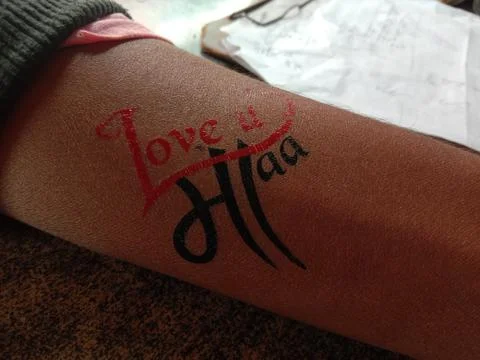 Tattoo work 스톡 사진