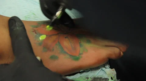 Tattoo works Stock Footage 36741390