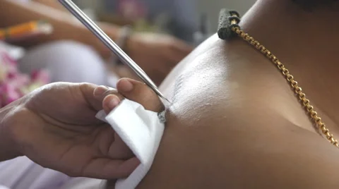 Tattooing close up Stock-Footage 60691380
