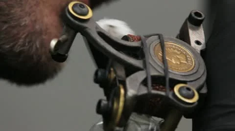 Tattooing Stock Footage 12315923