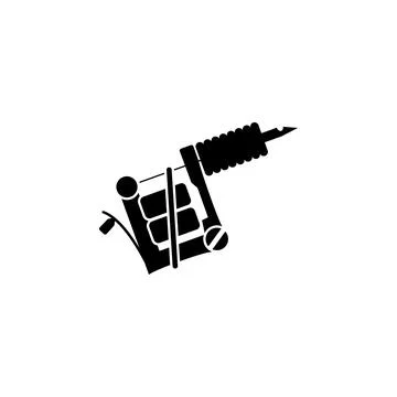 Tattooing icon. Bad habit Elements for mobile concept and web apps. con for 스톡 일러스트