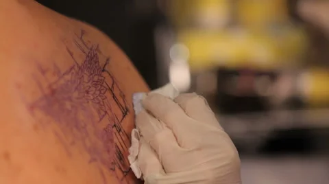 Tattooist Stock Footage 974123