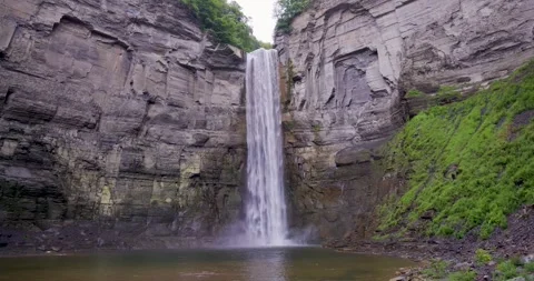 Taughannock Falls Closeup Stock Footage 250786174