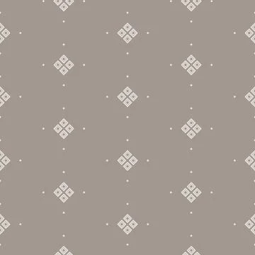 Taupe simple seamless vector pattern. 스톡 일러스트