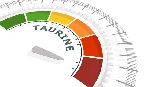 Taurine measuring process Stock Illustration