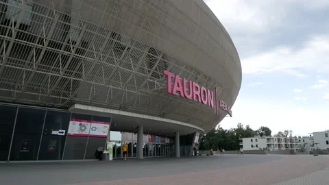 Tauron Arena Kraków multi-purpose venue. Stock Footage 159898059