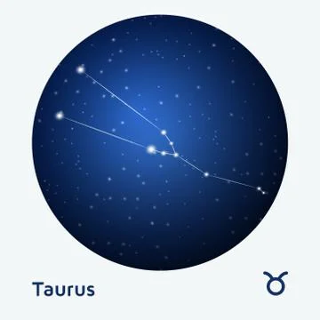 Taurus constellation Stock Illustration