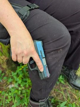 Taurus G2C on black Stock Photos