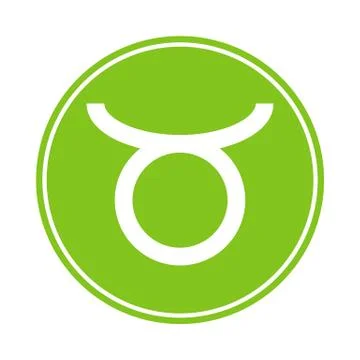 Taurus Icon. Vector Astrological, Horoscope Sign. Vector illustration. Stock Illustration