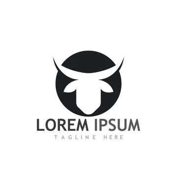 Taurus Logo Template vector icon illustration design Stock Illustration