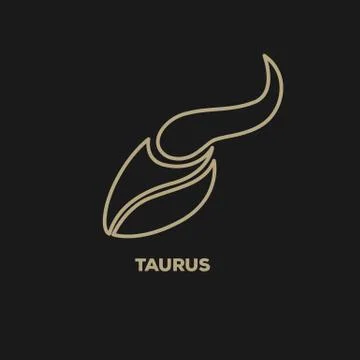 Taurus logo vector Stock Illustration