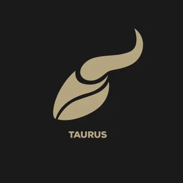 Taurus logo vector Stock Illustration